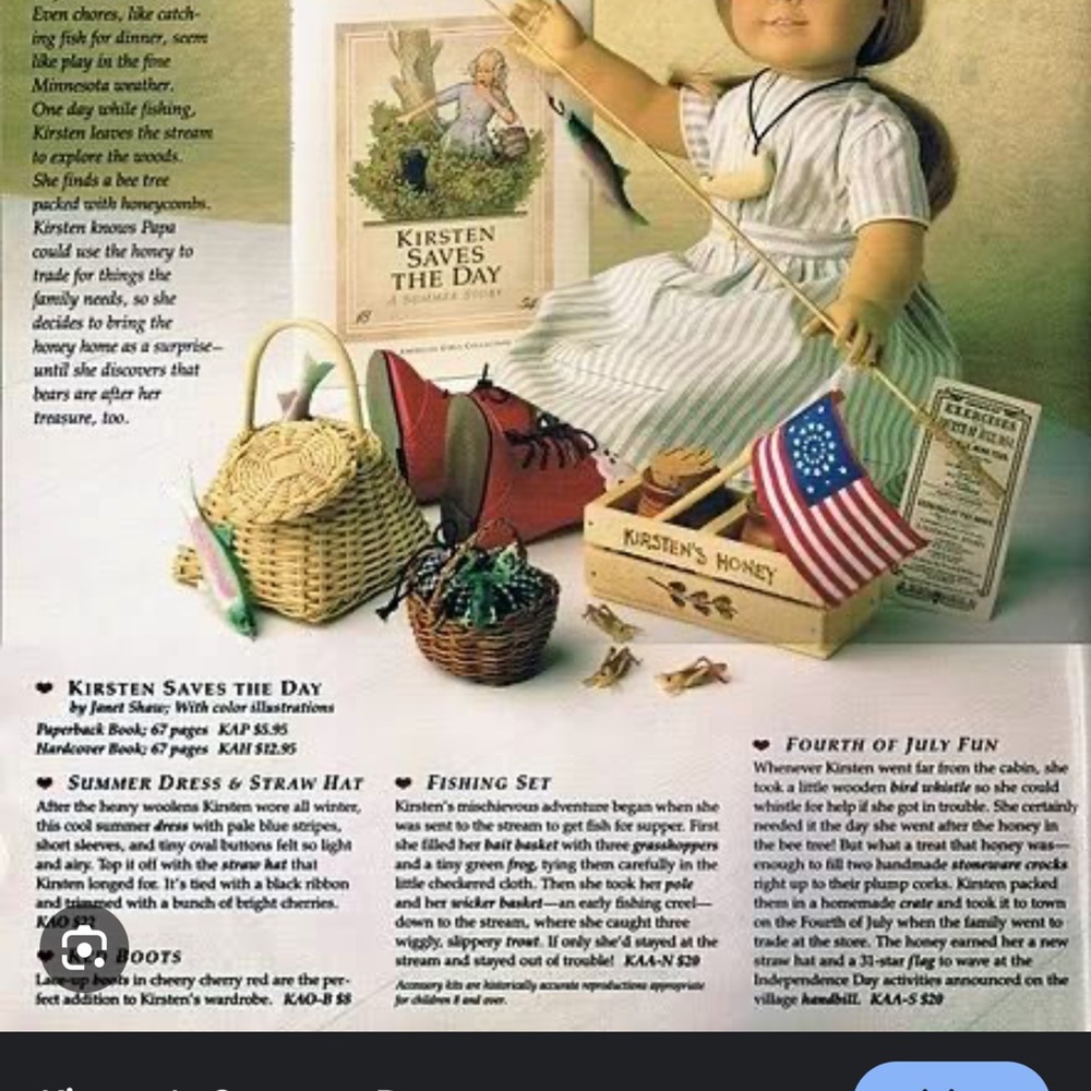 American Girl Kirsten Outfit Set - Picture 7 of 9